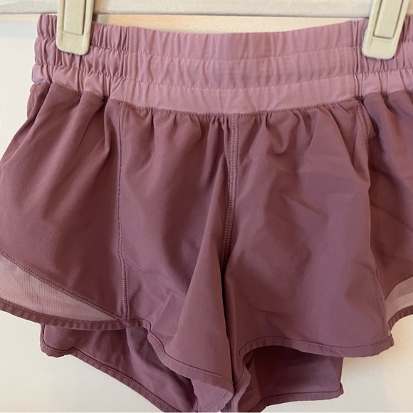 Lululemon mauve hotty hot shorts - Picture 6 of 7
